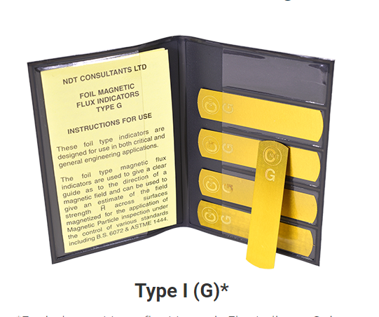 एनडीटी लेमिनेटेड मैग्नेटिक फ्लक्स स्ट्रिप्स टाइप जी बर्मा-कैस्ट्रोल 5 स्ट्रिप्स मैग्नेटिक कण दोष पहचान फिटिंग के लिए 1