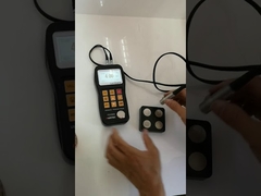 128x64 एलसीडी अल्ट्रासोनिक वॉल थिकनेस गेज एलईडी बैकलाइट के साथ