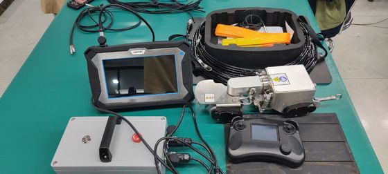 TG-M70C प्लेट वॉल जंग का पता लगाने के लिए चुंबकीय क्रॉलर जंग और इलेक्ट्रोमैग्नेटिक अल्ट्रासोनिक मोटाई मापन रोबोट