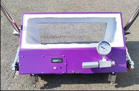 HC1400-LED श्रम-बचत वैक्यूम बॉक्स लीक टेस्टर वॉकिंग व्हील्स और वेल्ड निरीक्षण के लिए सहायक रॉड के साथ