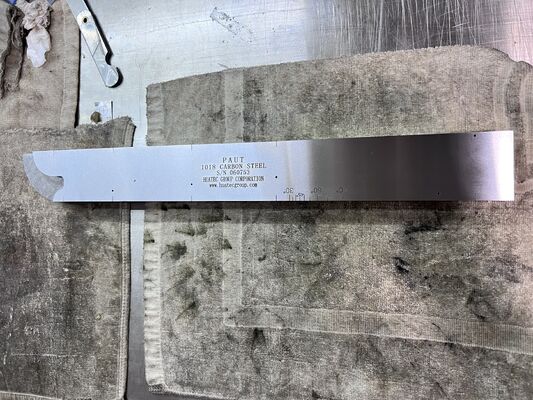 PAUT त्रिज्या कैलिब्रेशन IIW ब्लॉक आईएसओ 19675 मीट्रिक