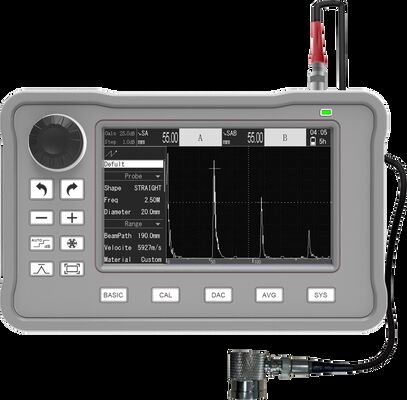 औद्योगिक एनडीटी के लिए डीएसी/एवीजी फ़ंक्शन के साथ एफडी-500मिनी पोर्टेबल धातु दोष डिटेक्टर