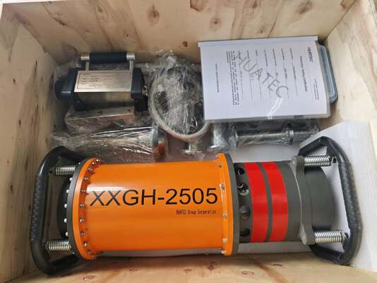 एक्स-रे पाइपलाइन क्रॉलर मशीन पाइप व्यास पता लगाने रेंज Dia 400-1100mm