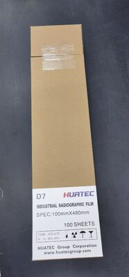 HUATEC D7 औद्योगिक रेडियोग्राफ़िक फ़िल्म 100mmX480mm 100शीट प्रति बैग
