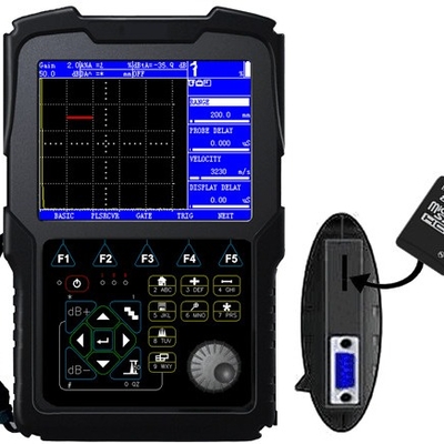 सीई एफडी600 डिजिटल अल्ट्रासोनिक दोष डिटेक्टर एसडी कार्ड ए स्कैन यूनिवर्सल