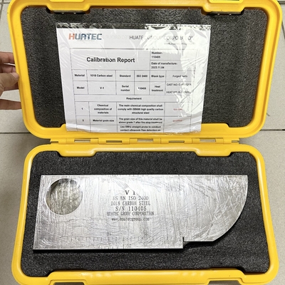 IIW V-1 CS SS AL सामग्री UT कैलिब्रेशन ब्लॉक NDT उपकरण