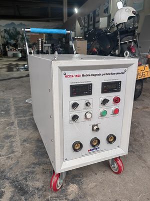 HCDX-1500 AC/HWDC चुंबकीय कण दोष डिटेक्टर स्वचालित डिमैग्नेटाइजेशन पोर्टेबल एनडीटी मैग्नेटाइजेशन परीक्षण मशीन