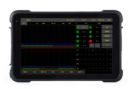 FD-GT-20 TFT रंग डिस्प्ले वायरलेस वाईफाई हल्का ट्रॉली यूटी रेलवे दोष प्रणाली