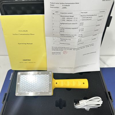 परमाणु पर्यावरण के लिए FJ-CoMo50 औद्योगिक α/β विकिरण डिटेक्टर रिचार्जेबल सतह संदूषण मीटर