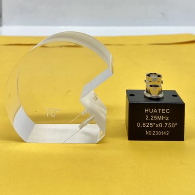 AWS अल्ट्रासोनिक वेल्ड सीम जांच 45° 60° 70° कोण 2-2.5MHz