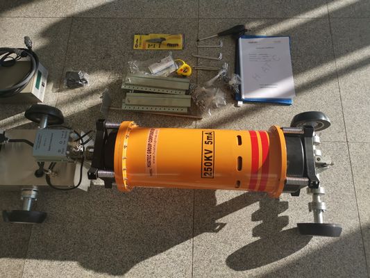 HXPC-100B1X एक्स-रे पाइपलाइन क्रॉलर 150-250kV पाइप वेल्ड निरीक्षण क्रॉलिंग मशीन