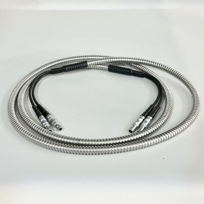 उच्च तापमान लेमो 00-लेमो 00 टीआर केबल, यूटी दोष मशीन के लिए स्टील कवर के साथ