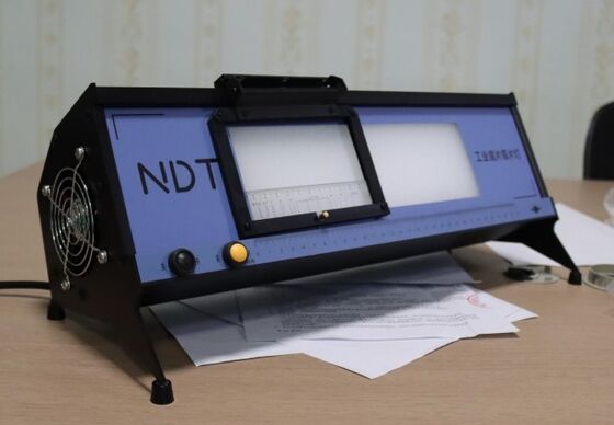 पैर स्विच के साथ 2x आवर्धक ग्लास और एलईडी लैंप बीड एक्स-रे फिल्म दर्शक