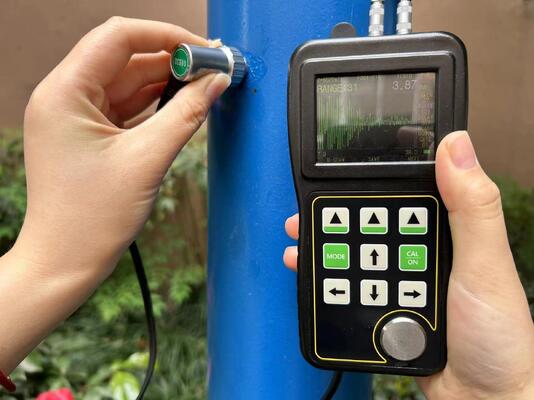 टीजी-5100डी रीयल टाइम ए स्कैन और बी स्कैन कोटिंग अल्ट्रासोनिक मोटाई गेज के माध्यम से