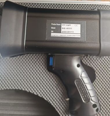 हैंडहेल्ड एलईडी-यूवी लाइट डुअल एसी सीधे और डीसी बैटरी ऑपरेशन