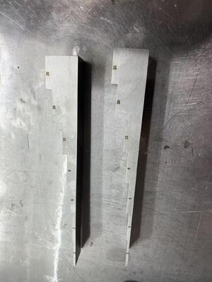 एनडीटी परीक्षण के लिए 7 चरण मानक अल्ट्रासोनिक मोटाई कैलिब्रेशन ब्लॉक सीएस 2-3-5-8-12-20-25 मिमी