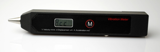 HG6450-3 एल्युमीनियम बॉडी पोर्टेबल वाइब्रेशन पेन 10-1000Hz 3 मापने वाले पैरामीटर डेटा होल्ड ऑटो पावर ऑफ मोटर बेयरिंग फॉल्ट डिटेक्टर