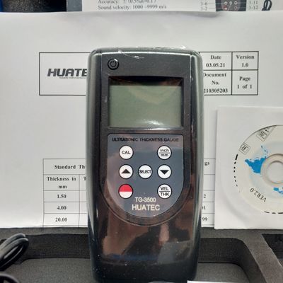 TG-3500 Wide Range Ultrasonic Thickness Gauge Auto Store Sound Velocity Wall Corrosion Thickness Tester for Boiler Oil Storage Tank
