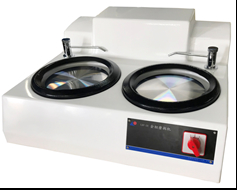 HPA-2E डबल डिस्क मेटलर्जिकल ग्राइंडिंग पॉलिशिंग मशीन 0.55KW