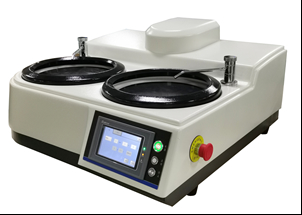 HPA-2X धातु विज्ञान पीसने और चमकाने की मशीन 254mm PLC नियंत्रण